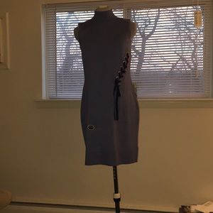 Sleeveless sweater dress